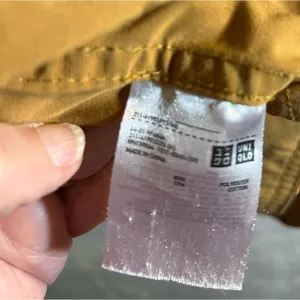 Uniqlo Tan Utility Jacket w hood, zip snaps pockets outdoor rugged lightweight thumbnail 15