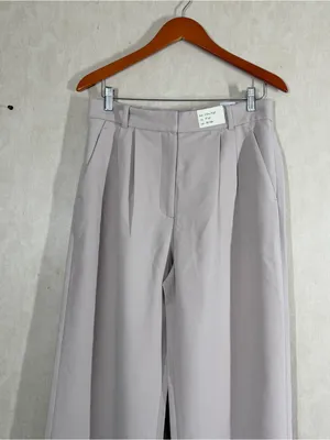 NWT Abercrombie & Fitch Sloane Tailored Ultra High Rise Wide Leg Pants 30/10R thumbnail 2