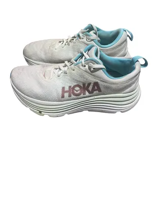 HOKA One One Gaviota 5 Women's White Running Shoes Sneakers Size 10D thumbnail 4