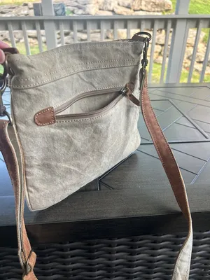 Myra Bag calf hair printed crossbody bag with leather accents western boho chic thumbnail 7