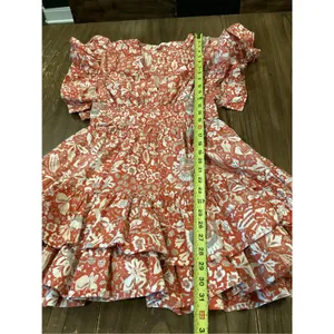Ulla Johnson Kiri floral print ruffle mini Dress size 4 thumbnail 4