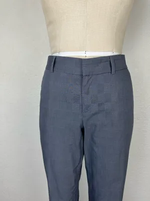 Banana Republic The Martin Fit Women’s Sz 10 Grey Cuffed Ankle Pans Tapered. thumbnail 4