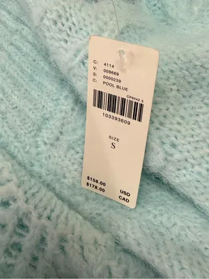 By Anthropologie Long-Sleeve Pointelle Sweater size small NWT thumbnail 4