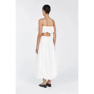 NWT DISSH Monty Bubble Midi in White Cotton Poplin Skirt US 4 / Au 8 thumbnail 8