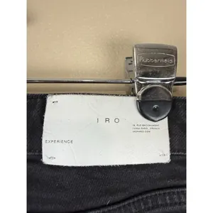 IRO Paris Experience Jeans Black Vintage Women’s 30 High Rise Slim Leg Denim thumbnail 8