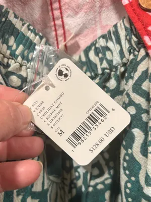 Free People Palm Bay Boho short overalls size M thumbnail 6