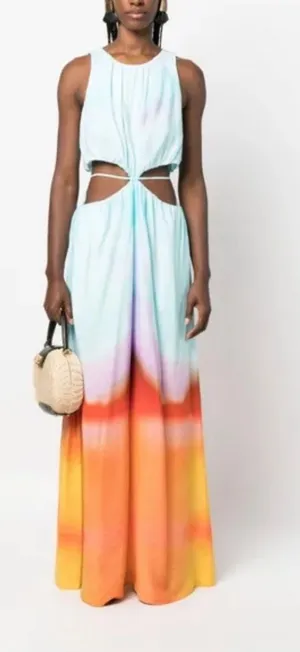 Johnathan Simkhai Alfie Colorful Cutout Maxi Dress thumbnail 1