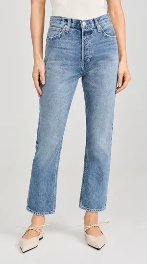 Paige Billy Straight Leg‎ Siena Wash Blue Size 26 Quiet Luxury Minimalist Casual thumbnail 1