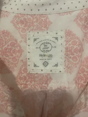 Style & Co Button Down Blouse thumbnail 3