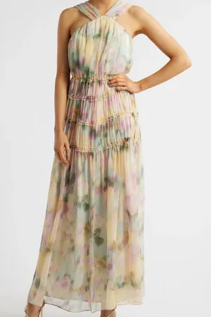 Parker The Camille Floral Tiered Maxi Dress thumbnail 1