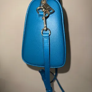 COACH Shoulder Bag Crossbody Bag Hand Bag color‎ Blue Leather F33329 U thumbnail 5