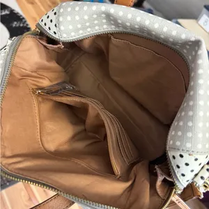NEW Fossil Sydney Satchel Polka Dot Bag thumbnail 7
