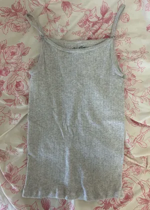 Brandy Melville gray tank thumbnail 1