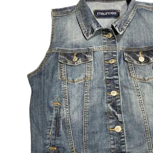Maurice’s Medium Wash Denim Vest thumbnail 4