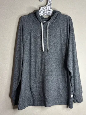 Vuori Halo Oversized Hoodie in Heather Grey VW279 size medium thumbnail 1