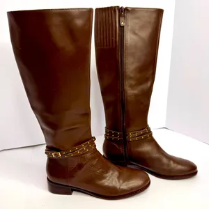 Talbots Walnut Tish‎ grommet boots 7.5 thumbnail 1