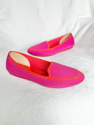 Kelly & Katie Fern Fuchsia Red/Clementi Knit Loafer Women’s size 7M thumbnail 7