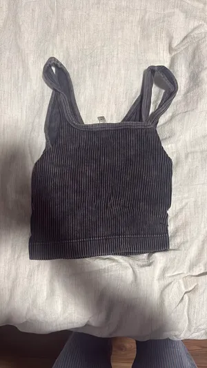 Ribbed tank top Purple thumbnail 2