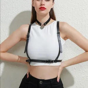 Black Harness Underbust Suspender belt New thumbnail 5