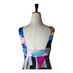 Diane Von‎ Furstenberg Dress Women 8 Blue Pink Silk Blend Eliot Butterfly Mini thumbnail 5