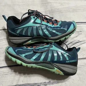 Merrell Siren Edge 3 Trail Hiking Shoes Womens Sz 9 US 40‎ EU Polar Wave Outdoor thumbnail 4