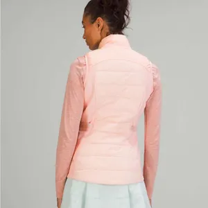 Lululemon Down For It All Vest Down Winter Coat Pink Mist Size 4 thumbnail 3