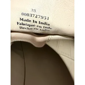 Free‎ People Lilith Loafer Mules Cream Crocodile Print Women's Size 38 thumbnail 9