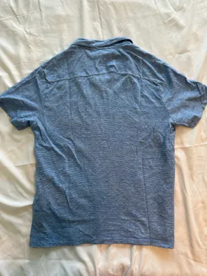 Vineyard Vines Heathered Blue Polo Shirt thumbnail 2