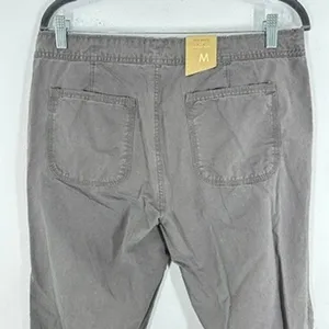 Vintage Y2K 2007 Classic Rise Old Navy Wide Leg Grey‎ Chino Pant Drawsting Hem thumbnail 3