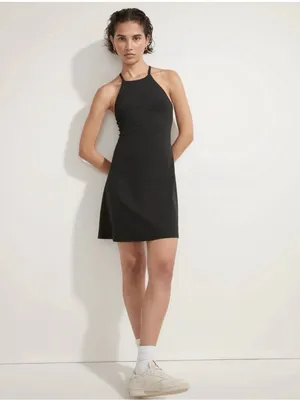 Madewell Flex Fitness Dress in Black Size Small thumbnail 2