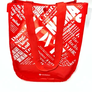 Lululemon Athletica Vibrant Red Carryall thumbnail 6