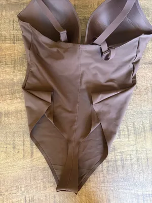 SKIMS NWT body super Push Up Thong Bodysuit - Jasper 3X (G1) thumbnail 2