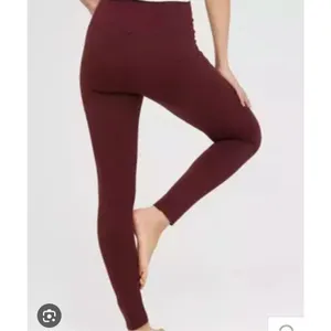 Aerie burgundy high rise leggings medium long thumbnail 2