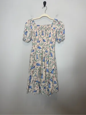 Her Universe Disney Eeyore Floral Smock Dress XS BoxLunch Winnie Pooh thumbnail 2