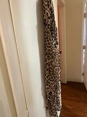 Juniors Leopard Print Sleeveless Maxi Dress with Belt thumbnail 5