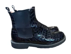 Twin-Set by Simona Barbieri Chelsea Boots Snakeskin Print Black‎ Size 40 US 9 thumbnail 1