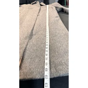 Vintage Soda-Set Fashions Gray Wool Overcoat Union Made Mid Century Coat Wool thumbnail 15