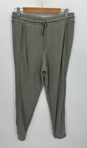 Free People Back Into It Sweatpant‎ Joggers Women Medium Green Stretch Casual thumbnail 1