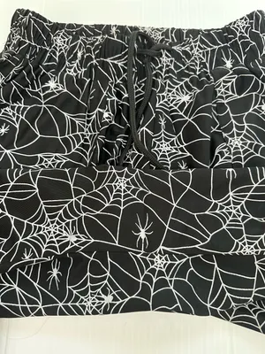 Dolls Kill Spider‎ Byte Reflective Drop Crotch Joggers, S thumbnail 11