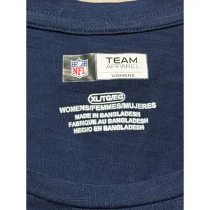 NFL Team Apparel New England Patriots Womens XL Navy Blue Slub T-Shirt NWT thumbnail 4