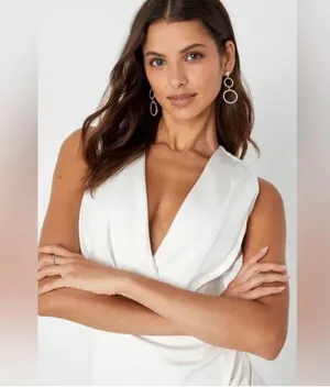 Lulu's Ivory V-Neck Mini Dress thumbnail 2