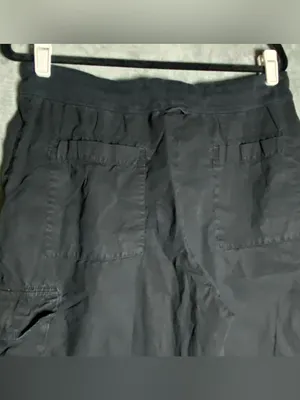 James Perse Black Cargo Shorts with Drawstring Waist size 2 / Medium Ripstop‎ thumbnail 8