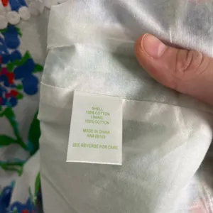 Lilly Pulitzer Size 2 Isabel Halter Dress White Green Blue‎ Floral Tie Neck thumbnail 4