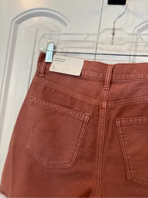 American eagle mauve the highest rise mom shorts size 2 thumbnail 6