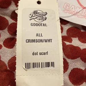 Scarf brand new Gameday girl stuff all crimson /why dot scarf long 36” wide 19” thumbnail 11