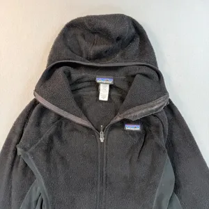 Patagonia R2 Fleece Hoodie Womens XS Black Full Zip Polartec Jacket thumbnail 2