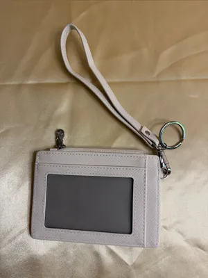 Women's Cream Cardholder Wristlet thumbnail 2