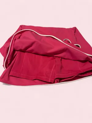 all in motion Bright Pink Mini Dress with white Trim thumbnail 3