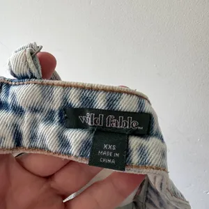 Wild Fable Denim Flower Denim‎ Bikini Crop Top thumbnail 4