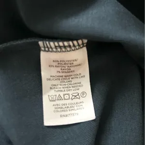 Ann Taylor Teal Long Sleeve Top with Button Detail NWT Lg thumbnail 5